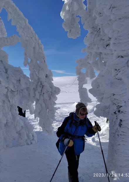 Découverte du massif, rando hivernale