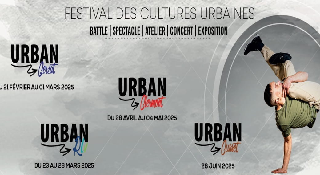 Festival Urban Gerzat 2025 Auvergne Destination