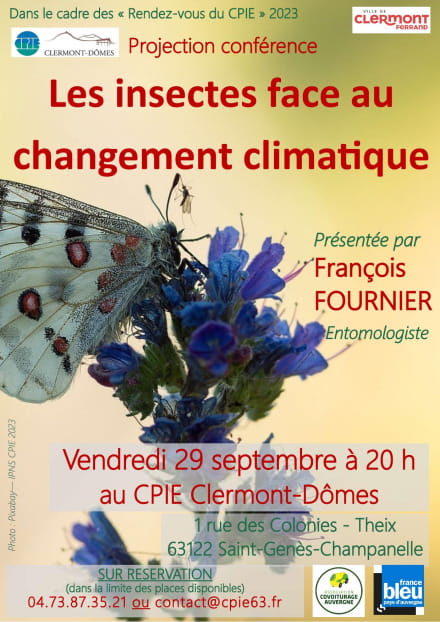 Conférence 'Les insectes face au changement climatique'