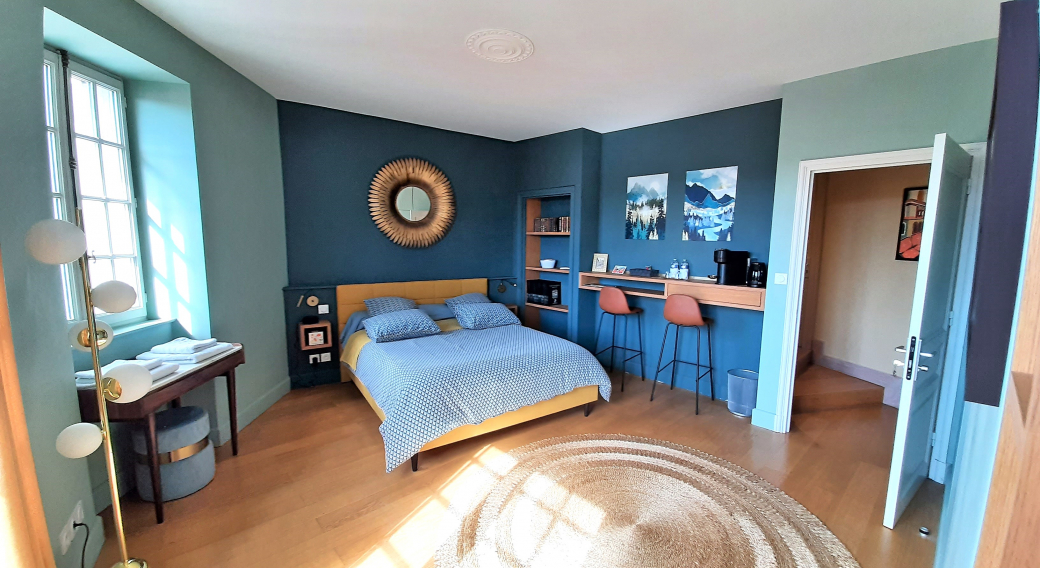 chambre bleue