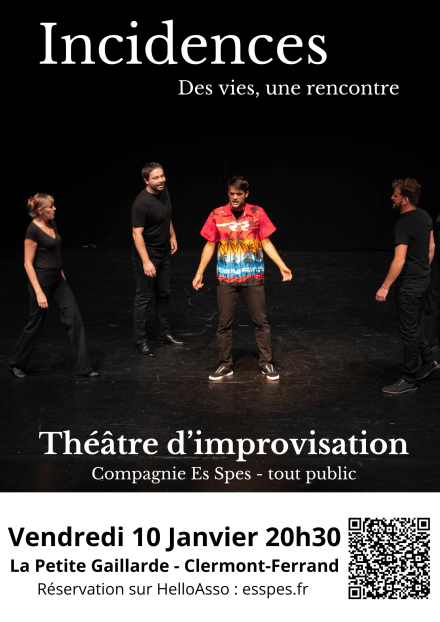 Théâtre d'improvisation : Incidences | La Petite Gaillarde