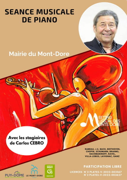 Meeting musical des monts Dore: piano music session