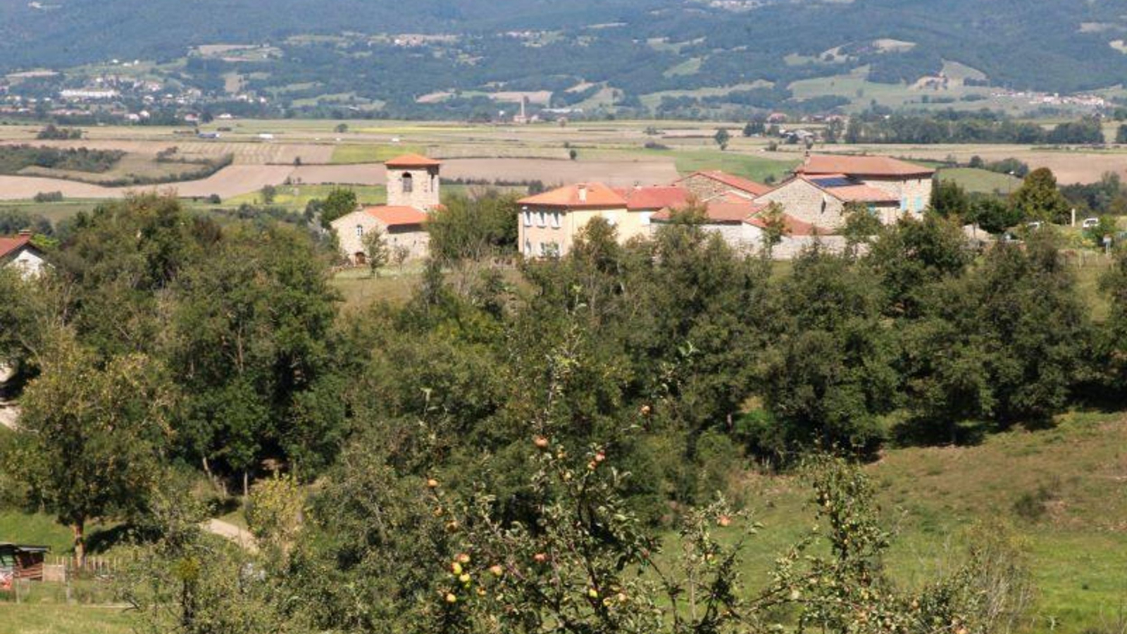 Vue sur le village de Saint-Géron