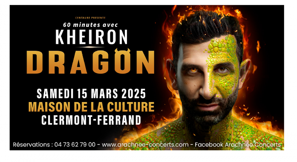 60 Minutes avec Kheiron : Dragon | Maison de la Culture