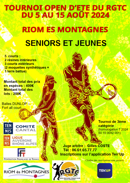 Tournoi Open d'Été du RGTC