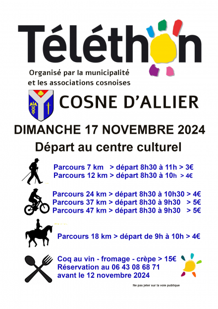 Téléthon Cosne-d'Allier