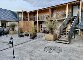 Terrasse, accès chambre