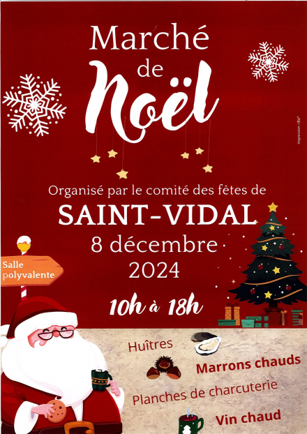 Marché de noël Saint-Vidal