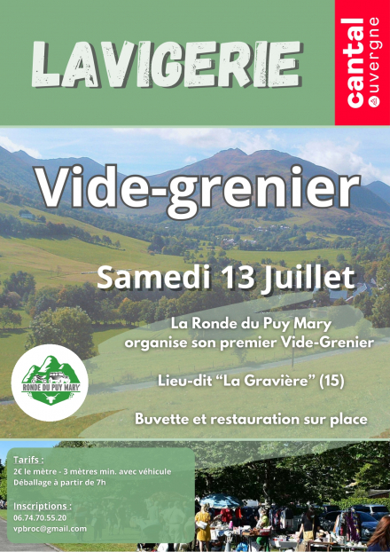 Ronde du Puy Mary - Vide Grenier