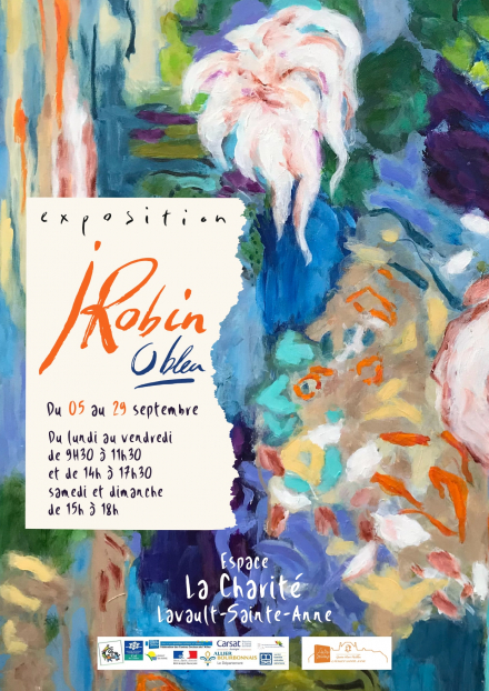 Exposition : 'O bleu' de Jacqueline ROBIN