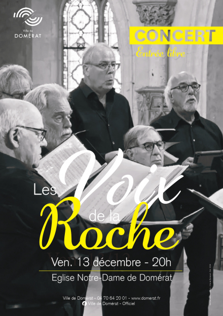 Concert : les Voix de la Roche