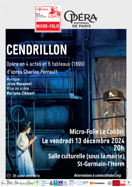 Projection : Cendrillon, de l'Opéra National de Paris