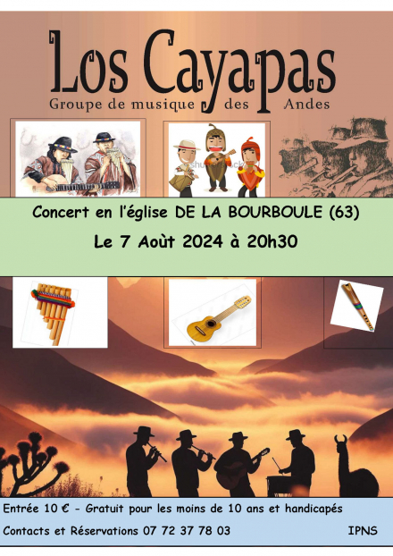 Concert : Los Cayapas