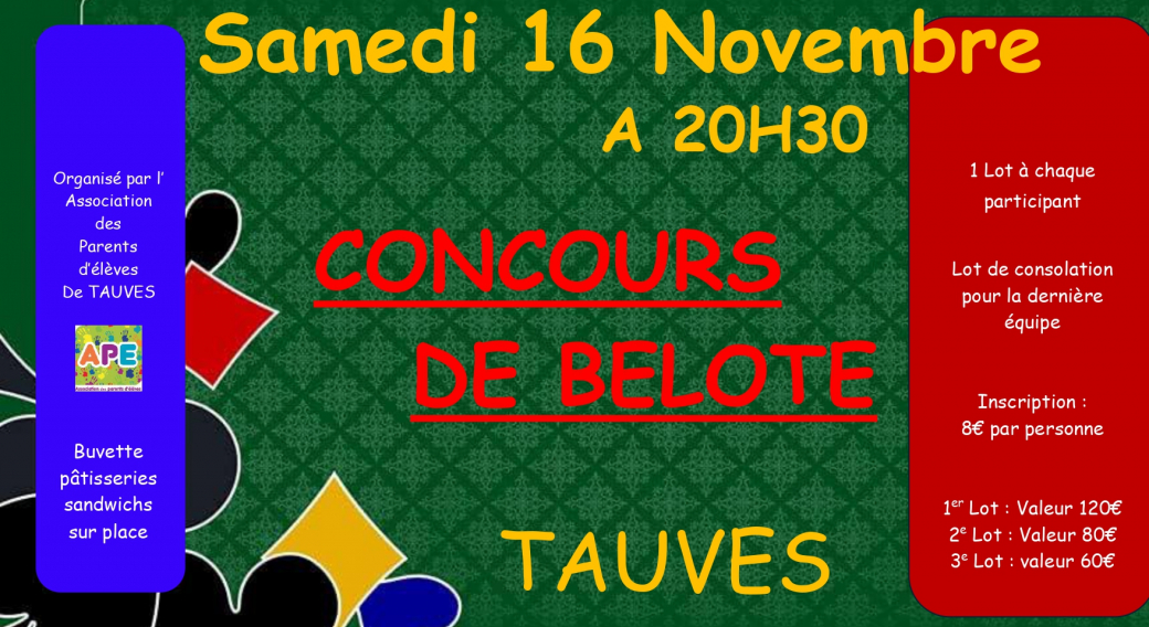 Concours de belote