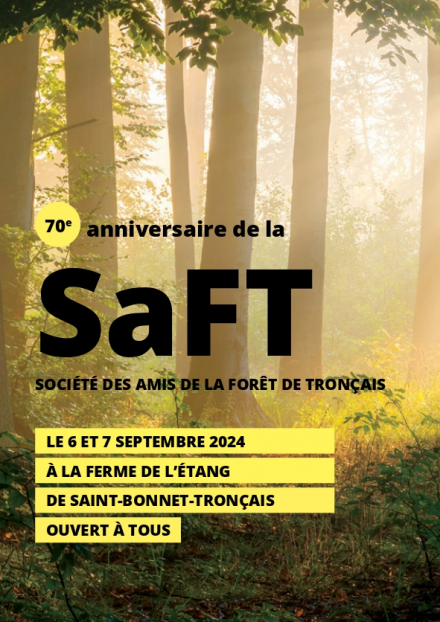 Fête des 70 ans de la Société des Amis de la Forêt de Tronçais