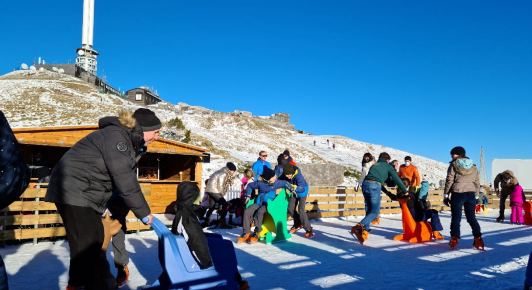 Les Hivernales au puy de Dôme