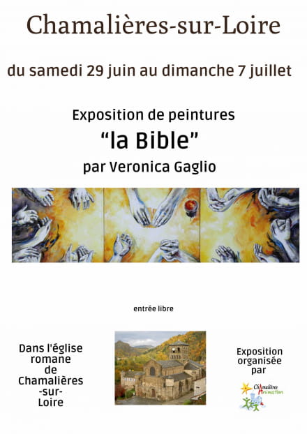 Exposition de peintures 'la Bible' de Véronica Gaglio
