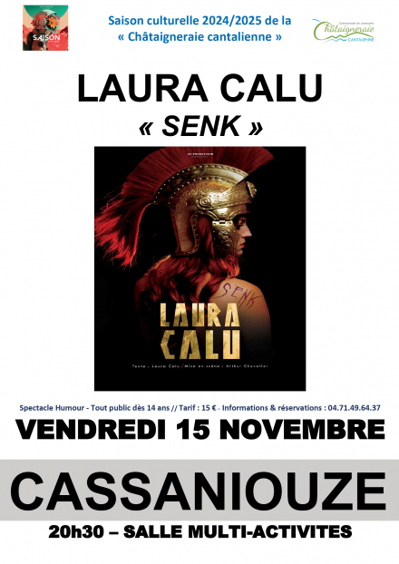 Spectacle de Laura Calu 'Senk'