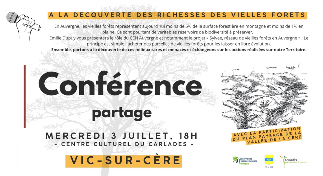 Conférence-partage : ' A la découverte des richesses des vieilles forêts'