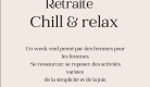 Retraite Chill & Relax