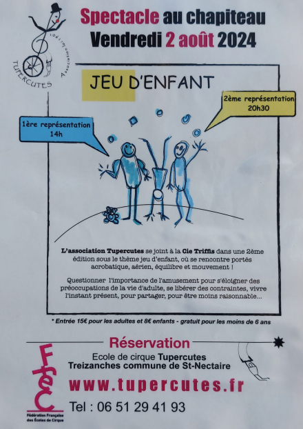 Spectacle de cirque : Jeu d'enfant