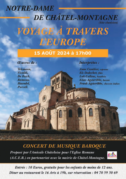 Concert 'Voyage à travers l'Europe'